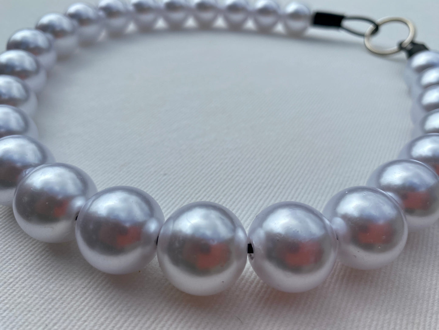 Chunky White Pearls