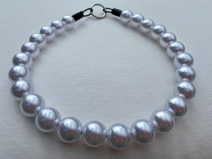 Chunky White Pearls